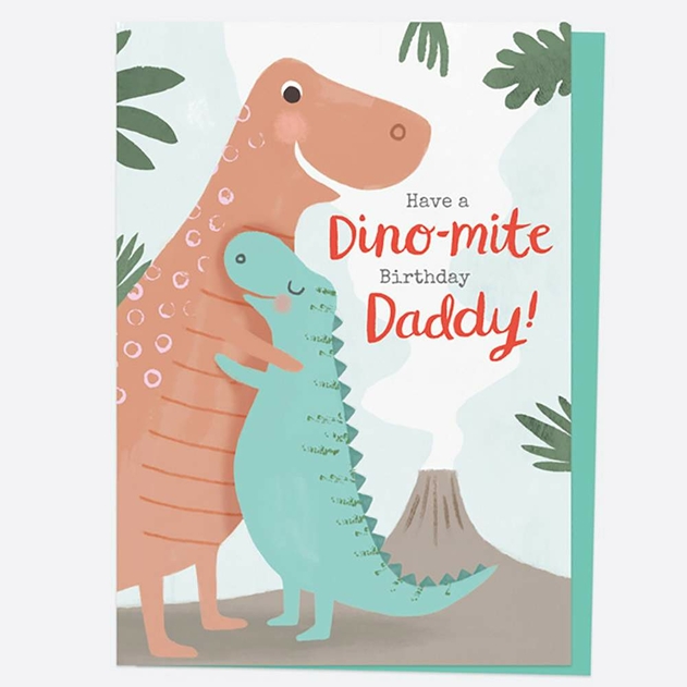 Image of Dotty About Paper Dinosaur Land Dinomite Birthday Daddy Card