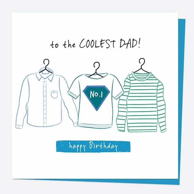 Image of Dotty About Paper Dad's Wardrobe Card