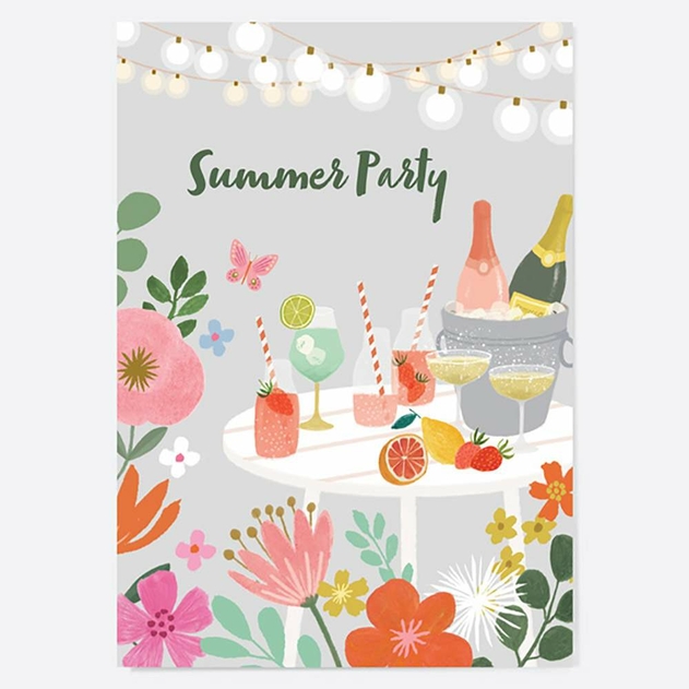Image of Dotty About Paper Beautiful Blooms Summer Birthday Invitations