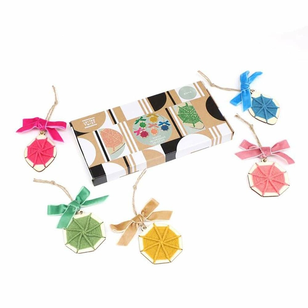 Image of Cotton Twist Woven Hanging Decorations Craft Kit