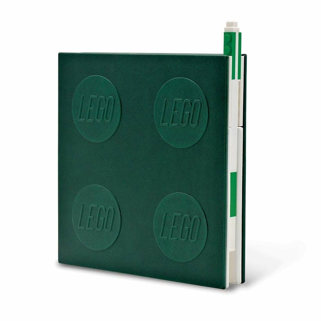 Image of Lego Green Locking Notebook with Gel Pen
