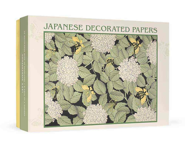 Image of Pomegranate Japanese Decorated Papers Boxed Notecards