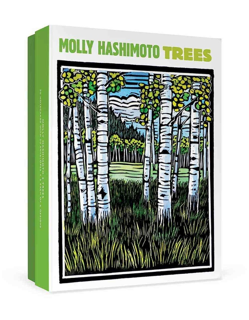 Image of Pomegranate Molly Hashimoto: Trees Boxed Notecard Assortment