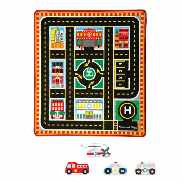 Image of Melissa & Doug Around The City Rescue Rug
