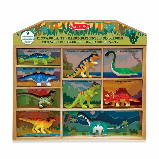 Image of Melissa & Doug Dinosaur Party Play Set