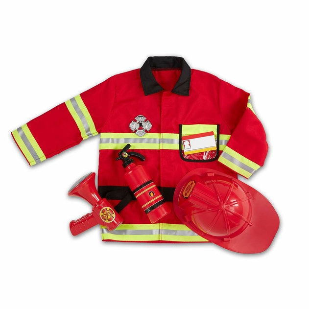 Image of Melissa and Doug Children's Fire Chief Costume