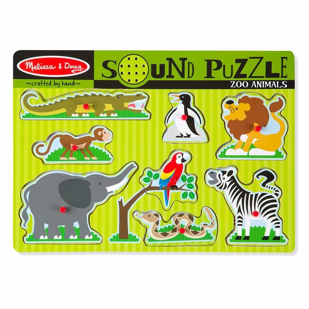 Image of Melissa & Doug Zoo Animals Sound Puzzle