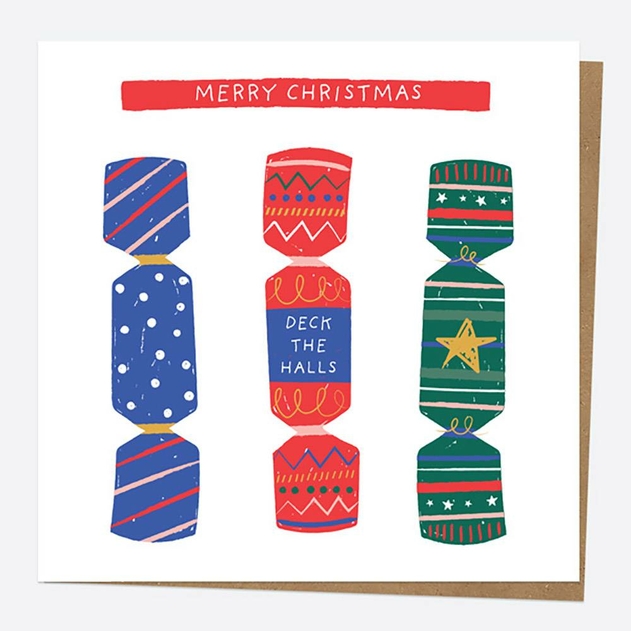 Image of Dotty About Paper Christmas Brights Crackers Christmas Card