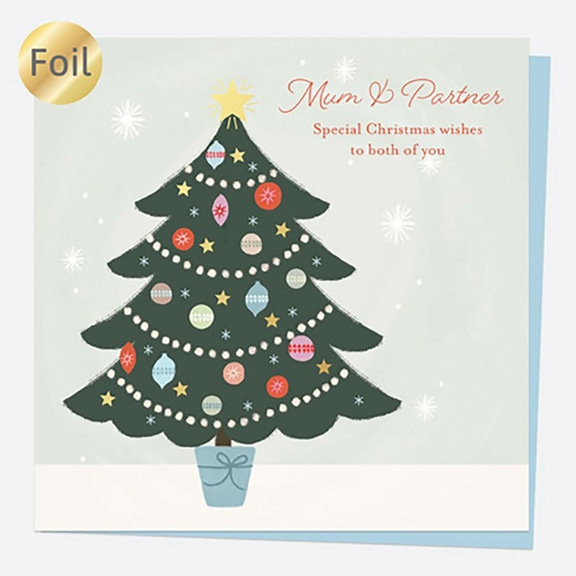 Image of Dotty About Paper Festive Tree Mum and Partner Christmas Card
