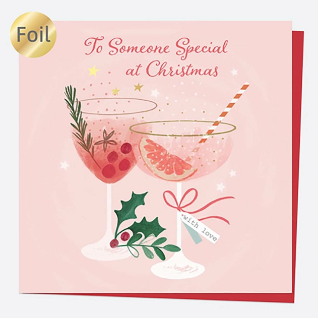 Image of Dotty About Paper Festive Fizz Cocktail Someone Spcl Christmas Card