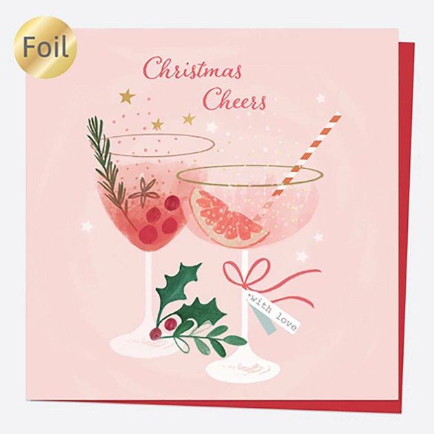 Image of Dotty About Paper Festive Fizz Christmas Card