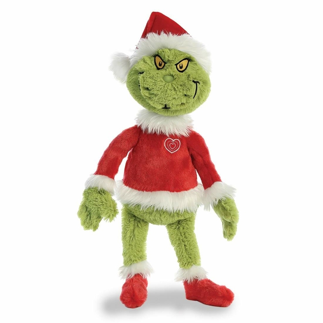 Image of Dr Seuss Grinch Santa Soft Toy 48cm