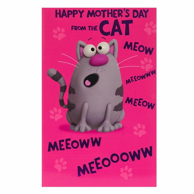 Image of UK Greetings From Cat Mother's Day Card