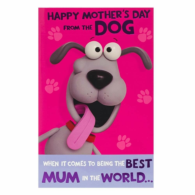 Image of UK Greetings From Dog Mother's Day Card