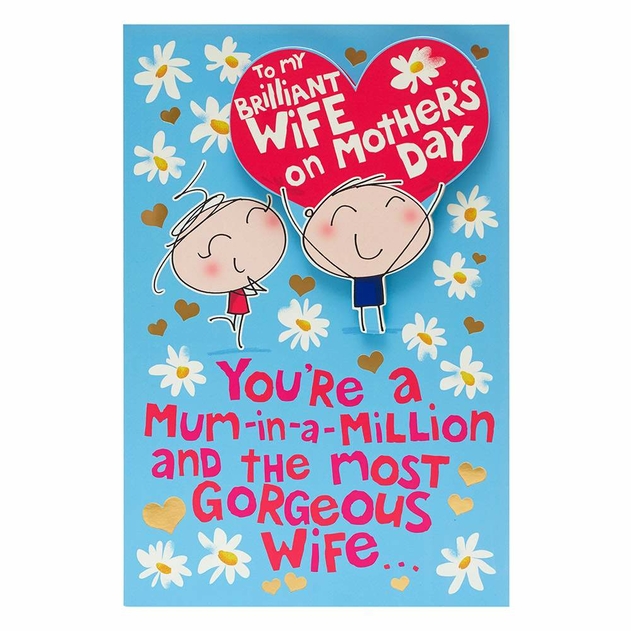 Image of UK Greetings Wigwam Wife Mother's Day Card