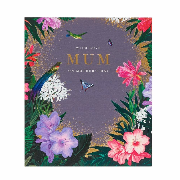 Image of UK Greetings Floral Mother's Day Card