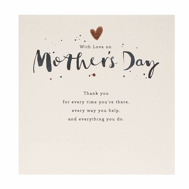 Image of UK Greetings Carlton Contemporary Mother's Day Card