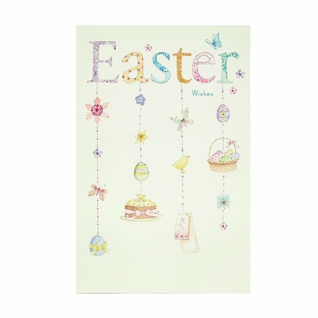 Image of UK Greetings Easter Wishes Easter Icons Verse Easter Card