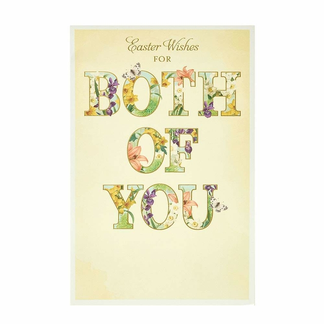 Image of UK Greetings RHS Easter Wishes To Both Easter Card