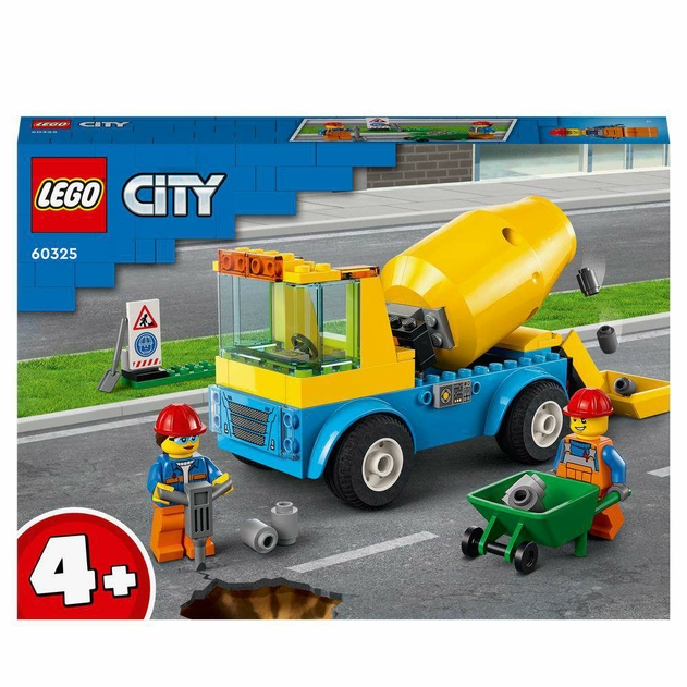 Image of LEGO City Cement Mixer Truck Construction Set 60325