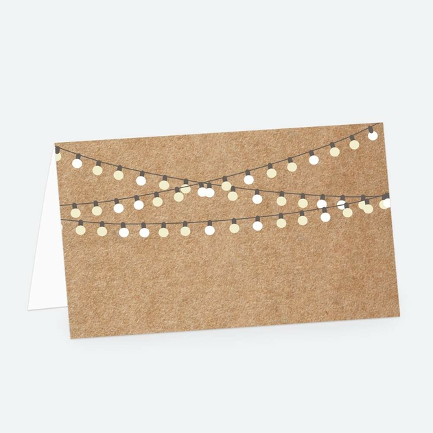 Image of Dotty About Paper Rustic Mason Jar Place Cards Pack of 10