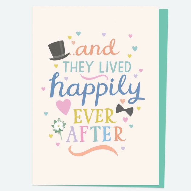 Image of Dotty About Paper Mr and Mr Ever After Wedding Card