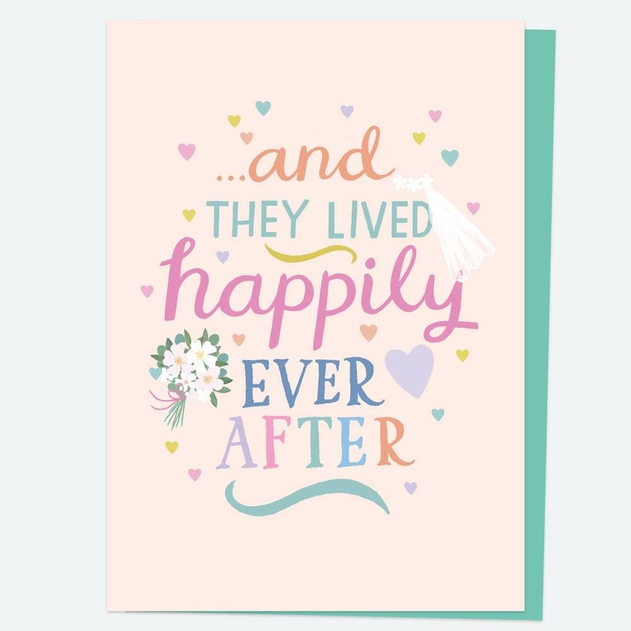 Image of Dotty About Paper Mrs and Mrs Ever After Wedding Card