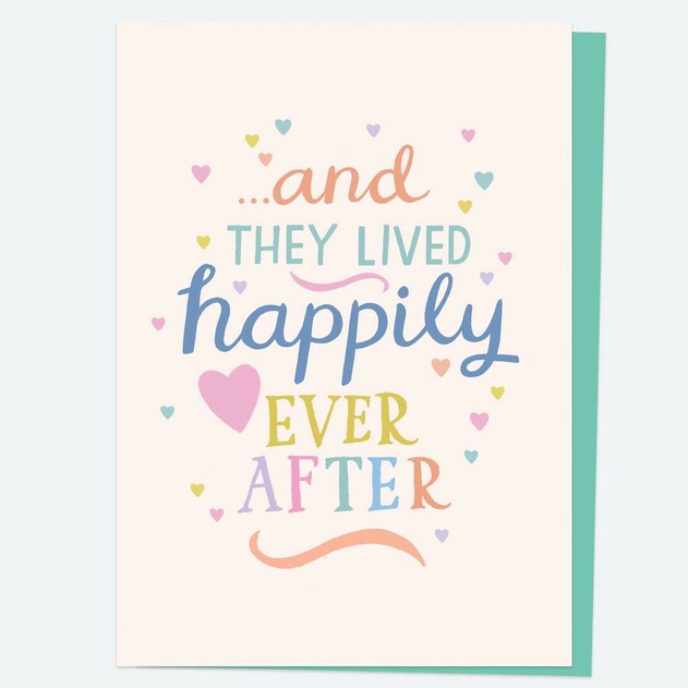 Image of Dotty About Paper Mx and Mx Ever After Wedding Card