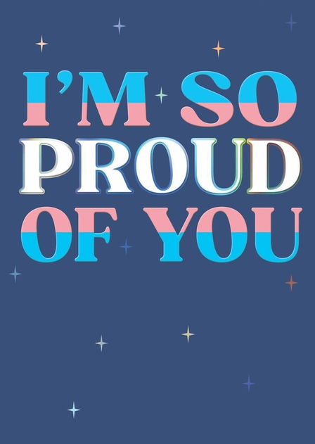 Image of Secondnature I'm So Proud of You Friendship Support Card