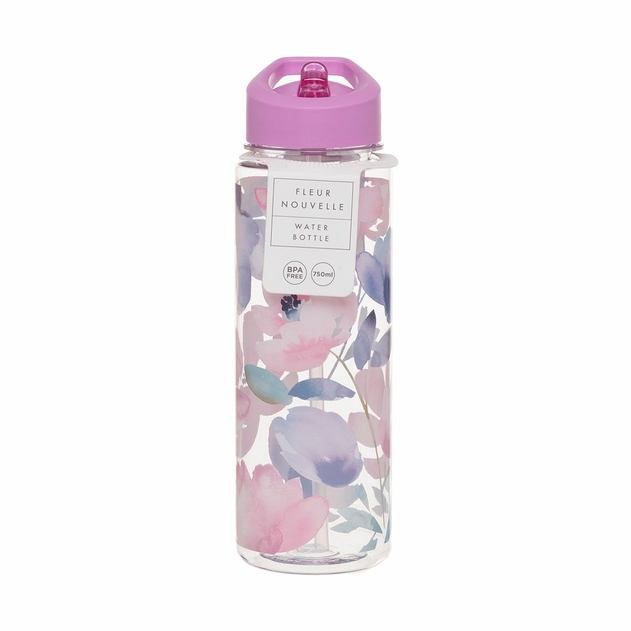 Image of WHSmith Floral Kids Midi Water Bottle