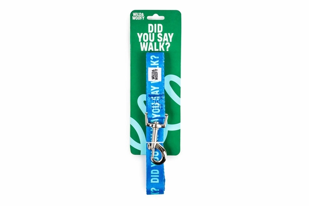 Image of Wild and Woofy Blue Did You Say Walk? Dog Walk Leash