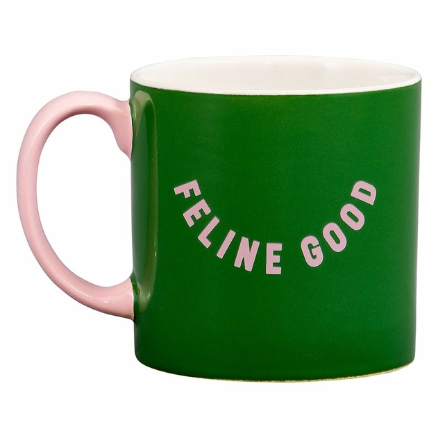 Image of Wild and Woofy Feline Good Cat Mug