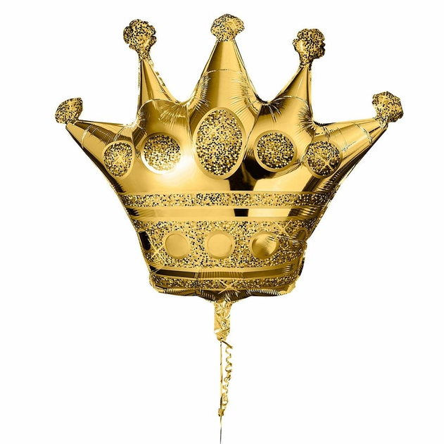 Image of Gold Crown Foil Balloon
