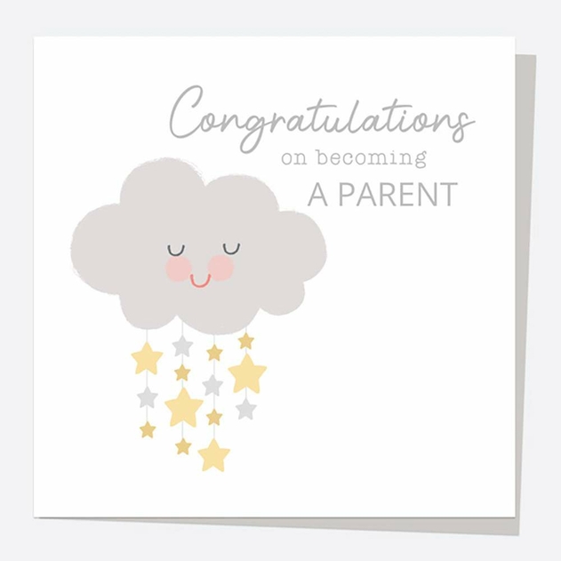 Image of Dotty About Paper Congratulations On Becoming Parents Cloud Card