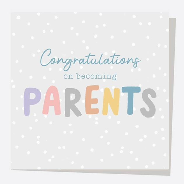 Image of Dotty About Paper Congratulations On Becoming Parents Card