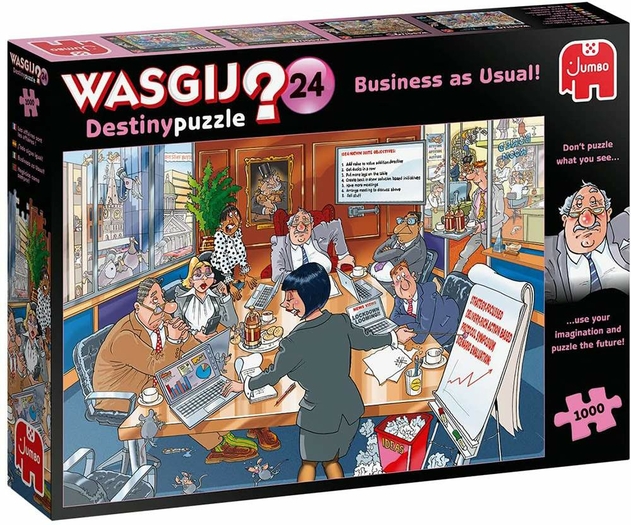 Image of WASGIJ Destiny 24 Business as Usual 1000 Piece Jigsaw Puzzle