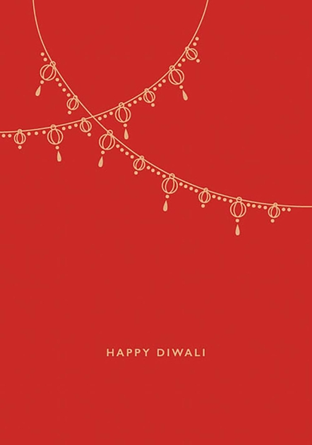 Image of Happy Diwali Decoratons Card