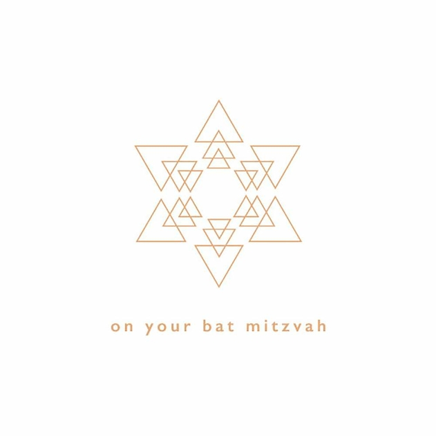 Image of On Your Bat Mitzvah Star Card