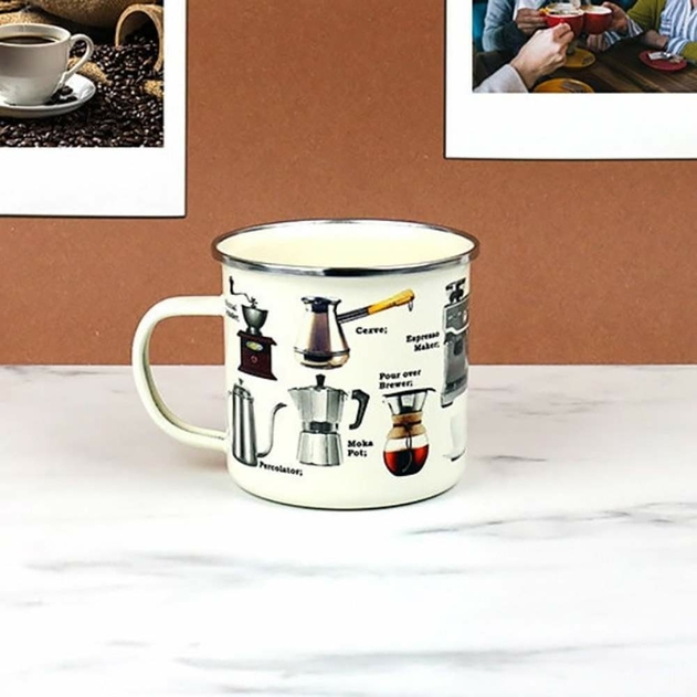 Image of Gift Republic Coffee Enamel Mug