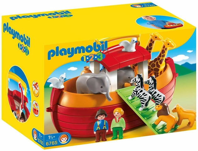 Playmobil 1.2.3 6765 Floating Take Along Noahs Ark