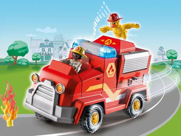 Playmobil 70914 DUCK ON CALL Fire Brigade Emergency Vehicle