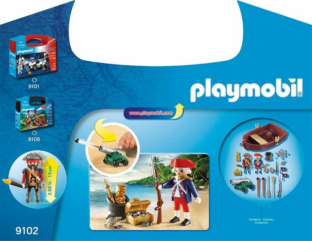 Playmobil 9102 Pirates Treasure Raider Large Carry Case