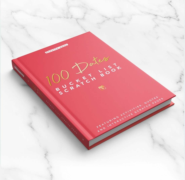 Image of 100 Dates Keepsake Scratch Book