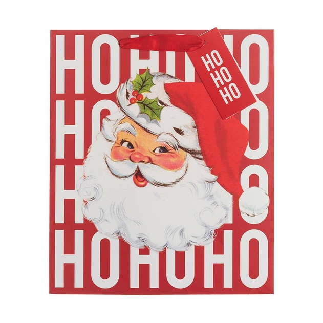 Image of WHSmith Santa Smile Large Gift Bag
