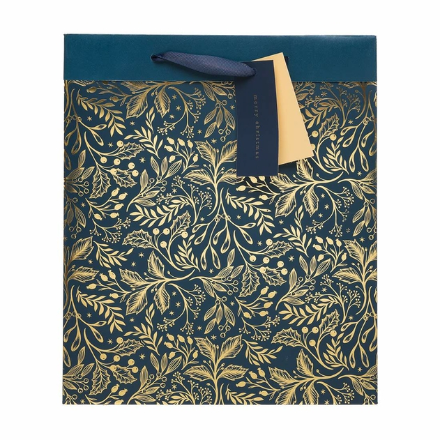 Image of WHSmith Midnight Foliage Large Gift Bag