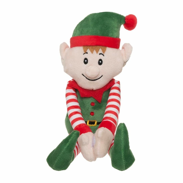 Image of WHSmith Christmas Elf 20cm Cuddly Toy