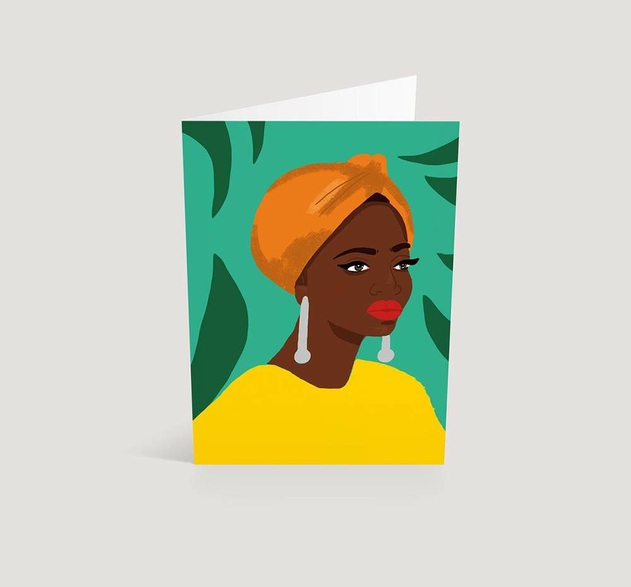 Image of Kazvare Made It Babes Blank Greetings Card