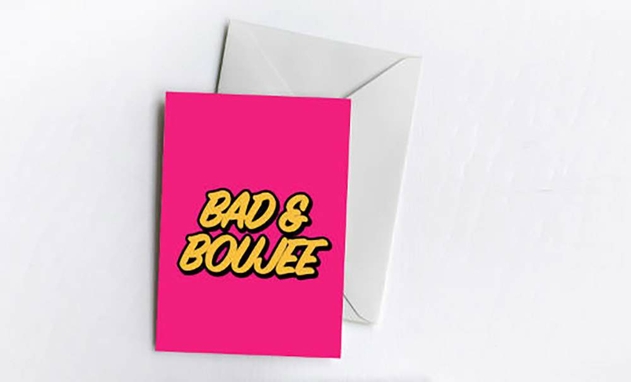 Image of Kazvare Made It Bad & Boujee Greetings Card