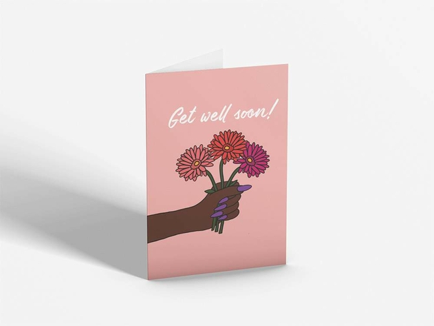 Image of Kazvare Made It Get Well Soon Card