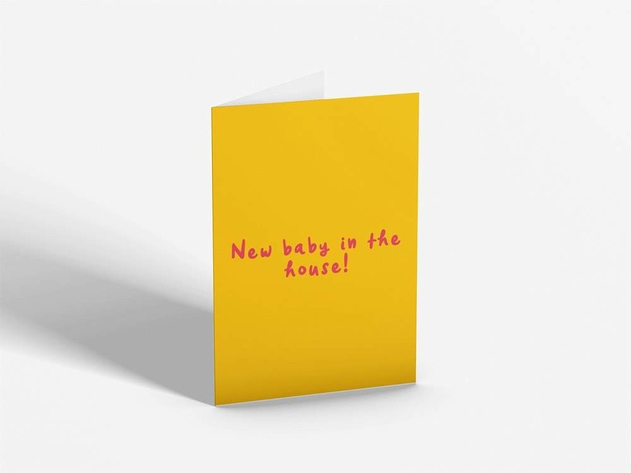 Image of Kazvare Made It New Baby In The House Greeting Card